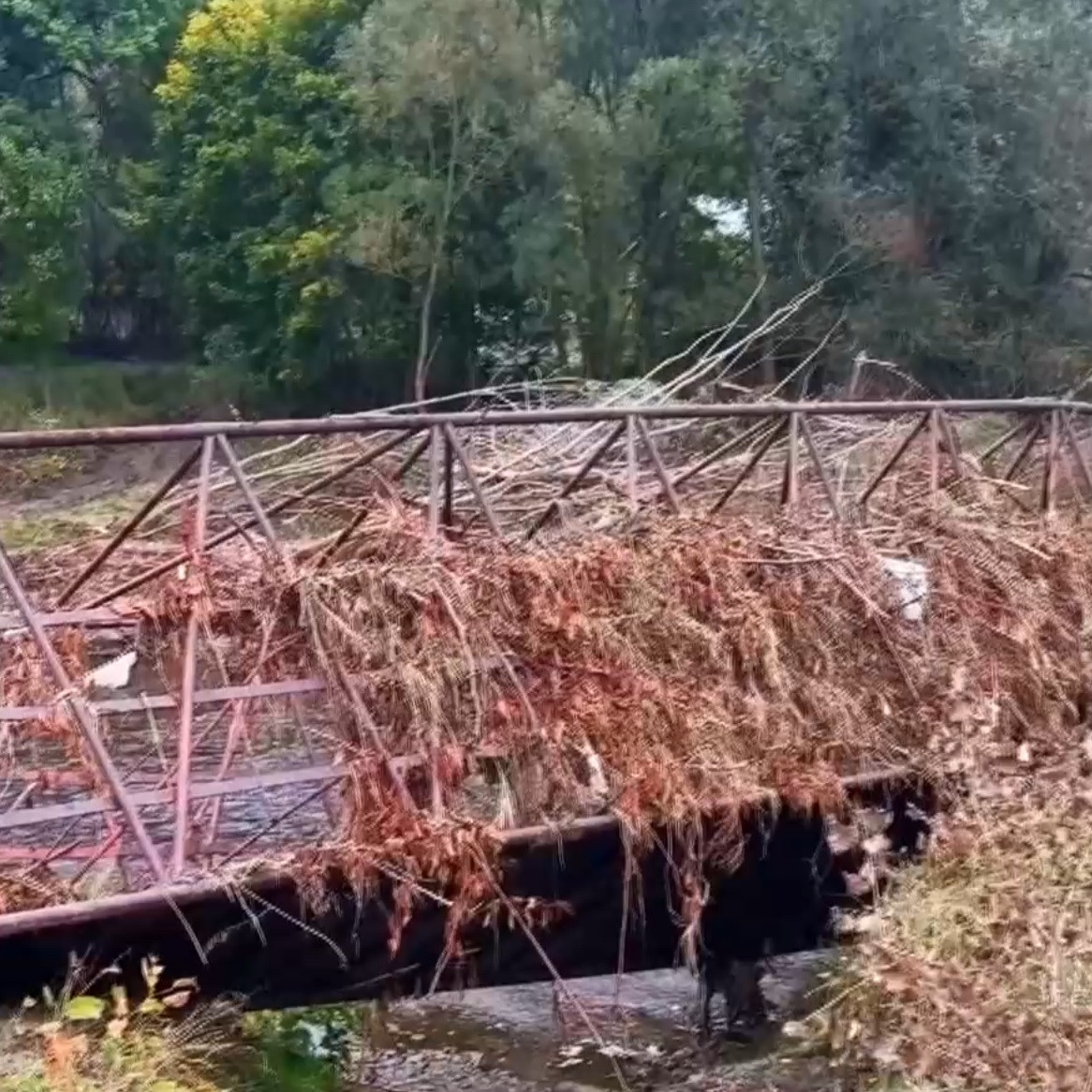 Obyvatelia obce na Kysuciach sú odrezaní od sveta: Zrútil sa tam most a hrozí, že cez zimu sa budú musieť brodiť riekou