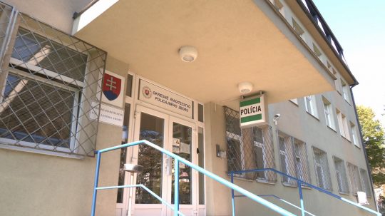 Budova Okresného riaditeľstva PZ v Humennom.