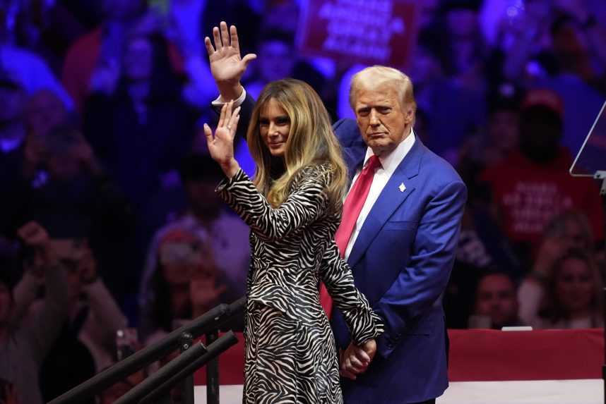 Melania TrumpovÃƒÂ¡ a Donald Trump.