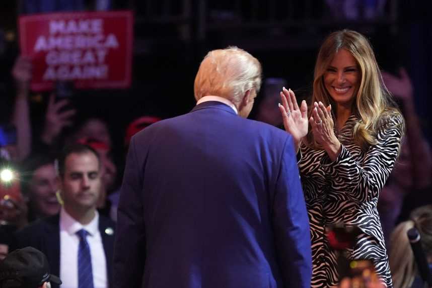 Melania TrumpovÃƒÂ¡ a Donald Trump.