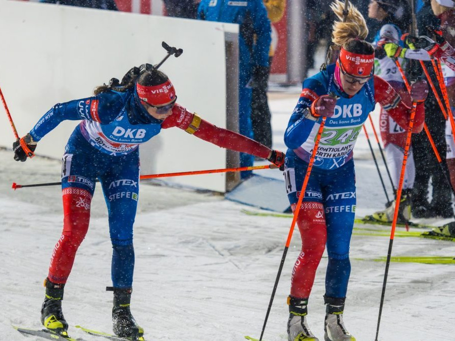 Famózny výkon ženskej biatlonovej štafety. Slovenky skončili v Ruhpoldingu v elitnej desiatke