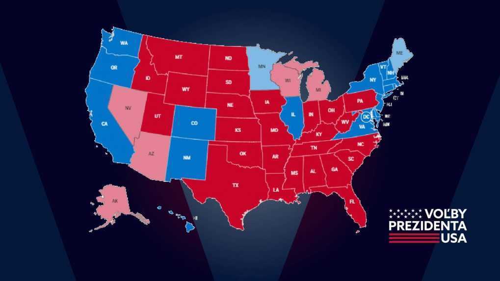 Sledujte priebežné výsledky prezidentských volieb v USA (mapa)