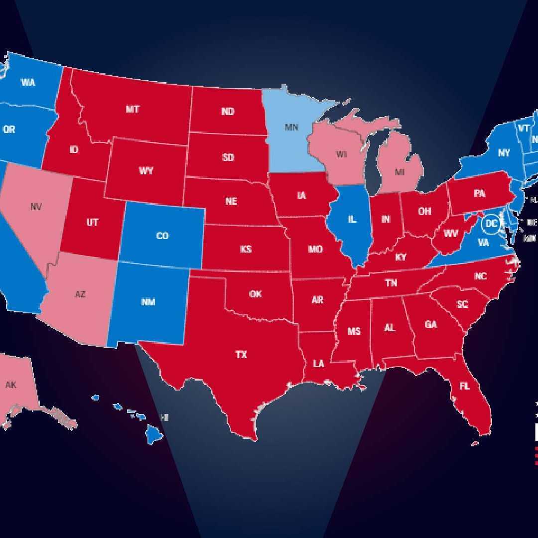 Sledujte priebežné výsledky prezidentských volieb v USA (mapa)