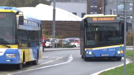 Ilustračná snímka - autobusy košickej MHD.