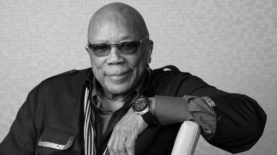 Americký hudobník, skladateľ a trumpetista Quincy Jones.