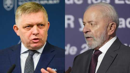 Robert Fico a Lula da Silva.